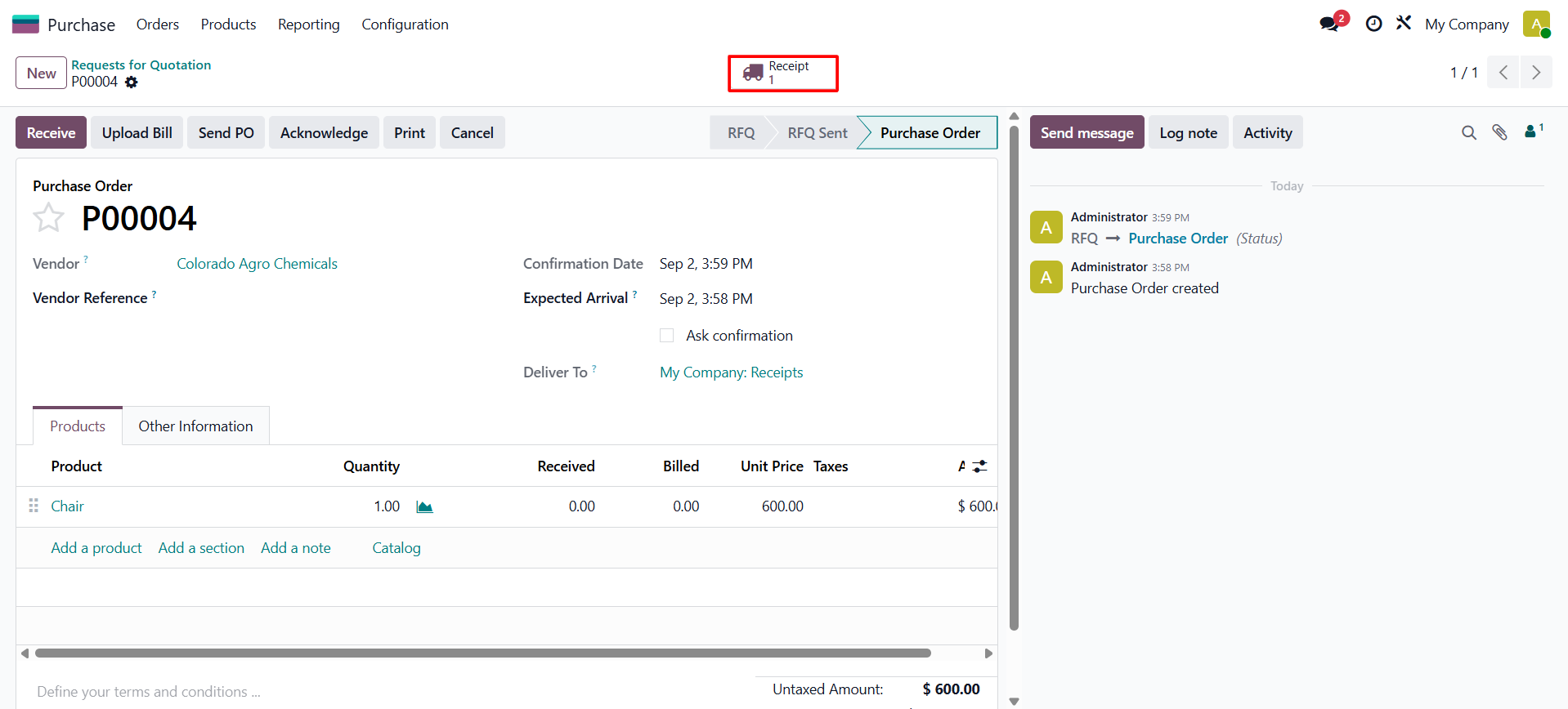 Purchases Module