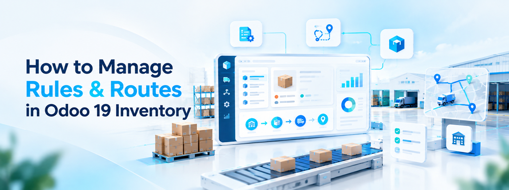 How to Manage Rules & Routes in Odoo 19 Inventory